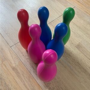 Colorful Kids Bowling Pins - Set of 6